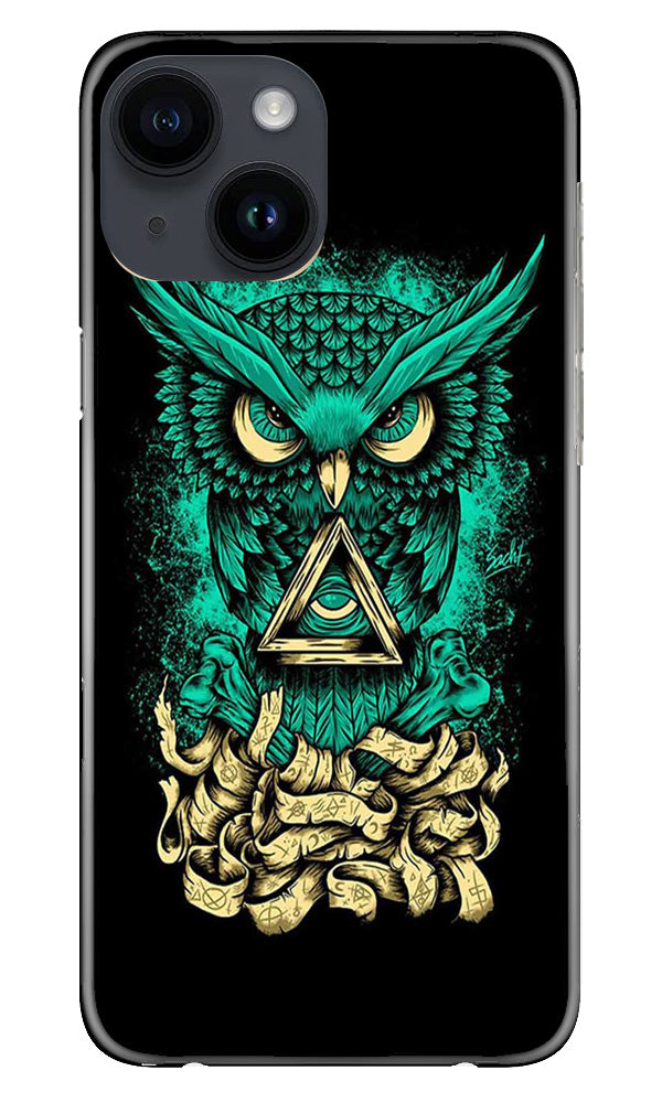 Owl Mobile Back Case for iPhone 14 (Design - 317)