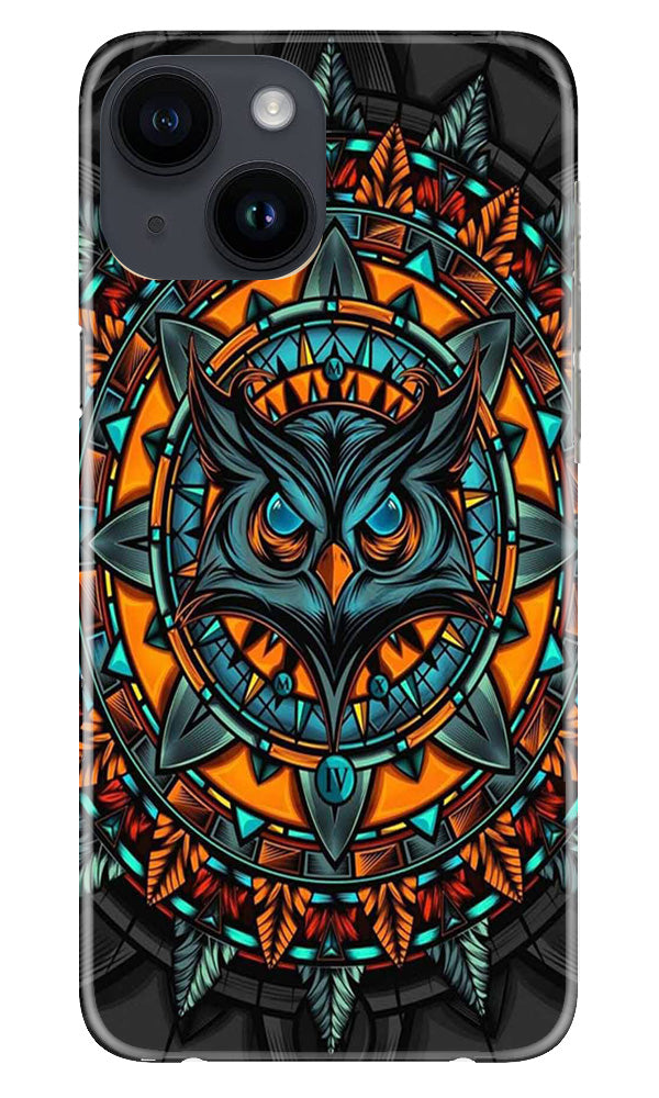 Owl Mobile Back Case for iPhone 14 (Design - 319)