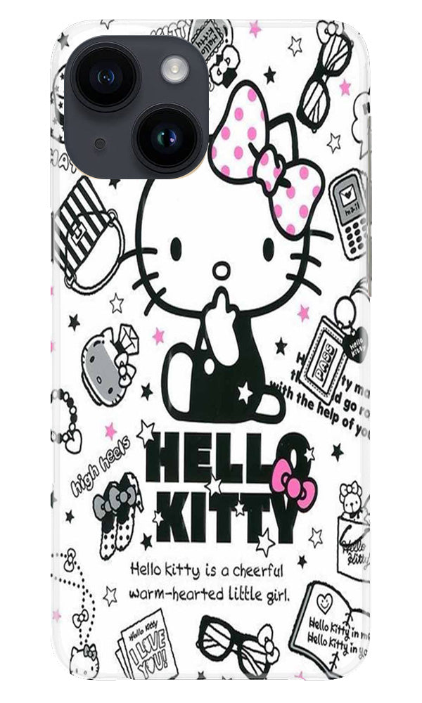 Hello Kitty Mobile Back Case for iPhone 14 (Design - 320)