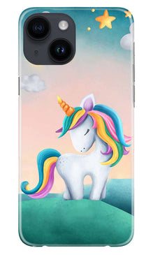 Unicorn Mobile Back Case for iPhone 14 (Design - 325)