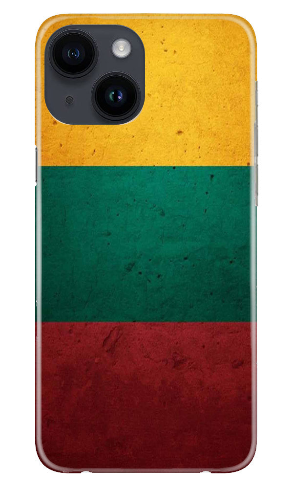 Color Pattern Mobile Back Case for iPhone 14 (Design - 333)