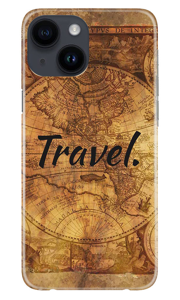 Travel Mobile Back Case for iPhone 14 (Design - 334)