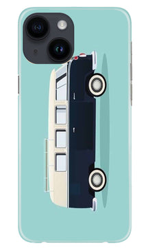 Travel Bus Mobile Back Case for iPhone 14 (Design - 338)