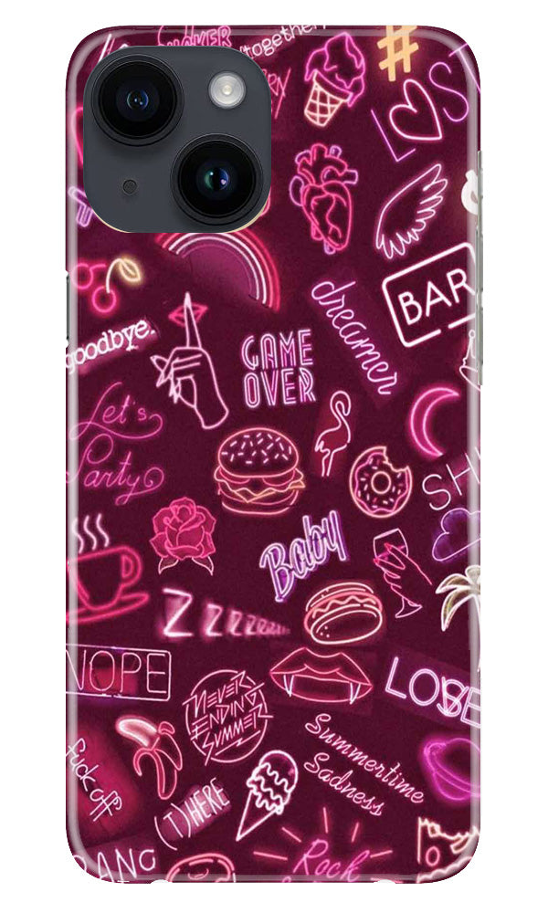 Party Theme Mobile Back Case for iPhone 14 (Design - 350)