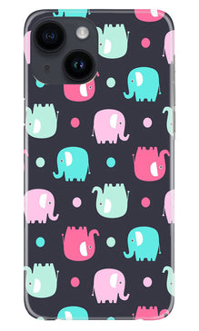 Elephant Baground Mobile Back Case for iPhone 14 (Design - 44)