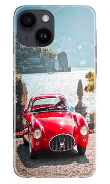 Vintage Car Mobile Back Case for iPhone 14 (Design - 51)