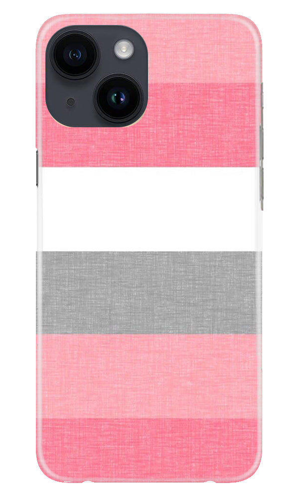 Pink white pattern Case for iPhone 14