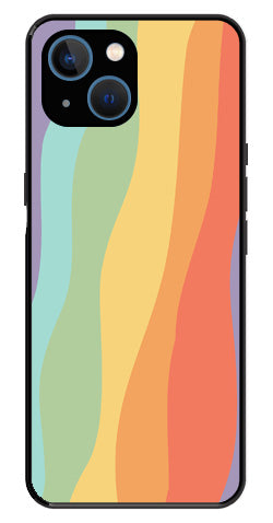 Muted Rainbow Metal Mobile Case for iPhone 13