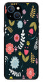 Floral Pattern2 Metal Mobile Case for iPhone 13 Mini