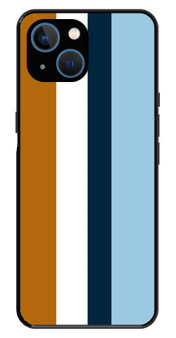 MultiColor Pattern Metal Mobile Case for iPhone 14 Plus