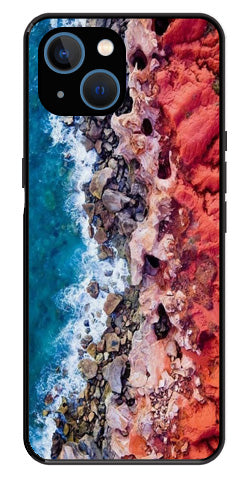 Sea Shore Metal Mobile Case for iPhone 14 Plus