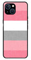 Pink Pattern Metal Mobile Case for iPhone 13 Mini