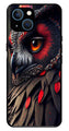 Owl Design Metal Mobile Case for iPhone 14 Plus