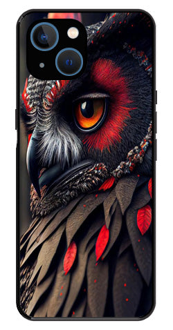 Owl Design Metal Mobile Case for iPhone 14