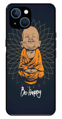 Be Happy Metal Mobile Case for iPhone 14 Plus