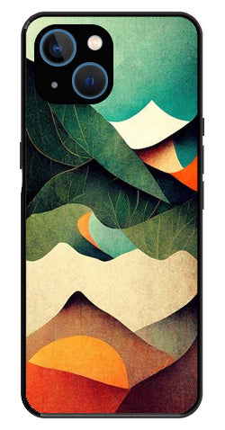 MultiColor Pattern Metal Mobile Case for iPhone 14