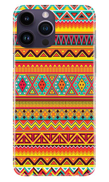 Zigzag line pattern Mobile Back Case for iPhone 14 Pro Max (Design - 4)