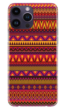 Zigzag line pattern2 Mobile Back Case for iPhone 14 Pro (Design - 10)