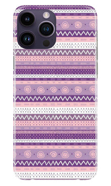 Zigzag line pattern3 Mobile Back Case for iPhone 14 Pro Max (Design - 11)
