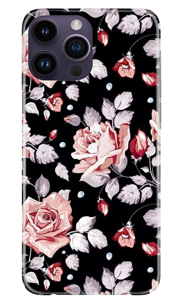 Pink rose Case for iPhone 14 Pro