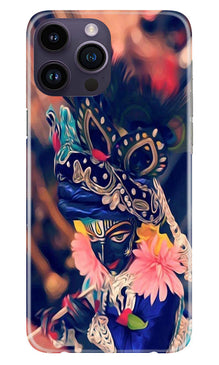 Lord Krishna Mobile Back Case for iPhone 14 Pro (Design - 16)