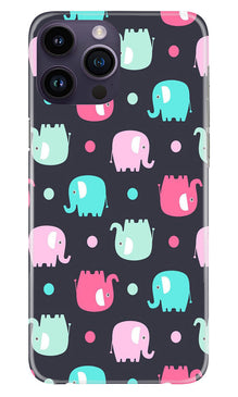 Elephant Baground Mobile Back Case for iPhone 14 Pro Max (Design - 44)