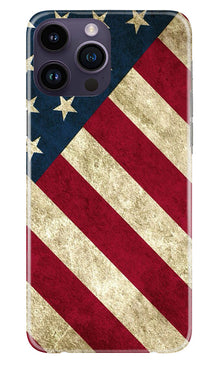 America Mobile Back Case for iPhone 14 Pro Max (Design - 79)