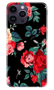 Red Rose2 Mobile Back Case for iPhone 14 Pro Max (Design - 81)