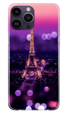 Eiffel Tower Mobile Back Case for iPhone 14 Pro (Design - 86)