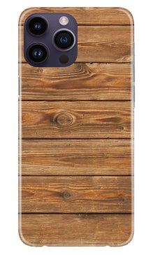 Wooden Look Mobile Back Case for iPhone 14 Pro Max  (Design - 113)