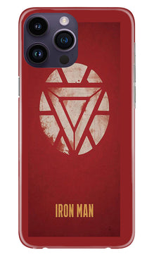 Iron Man Superhero Mobile Back Case for iPhone 14 Pro Max  (Design - 115)