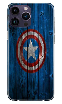 Captain America Superhero Mobile Back Case for iPhone 14 Pro  (Design - 118)
