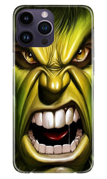 Hulk Superhero Mobile Back Case for iPhone 14 Pro  (Design - 121)