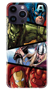Avengers Superhero Mobile Back Case for iPhone 14 Pro Max  (Design - 124)