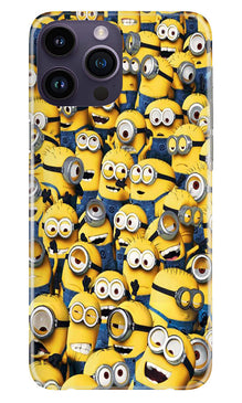 Minions Mobile Back Case for iPhone 14 Pro  (Design - 126)