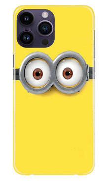 Minions Mobile Back Case for iPhone 14 Pro  (Design - 128)