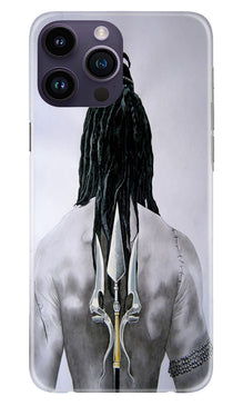 Lord Shiva Mobile Back Case for iPhone 14 Pro  (Design - 135)