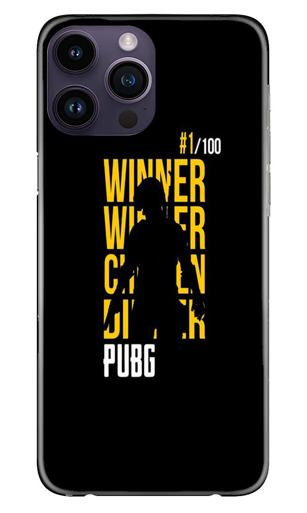 Pubg Winner Winner Case for iPhone 14 Pro Max  (Design - 146)