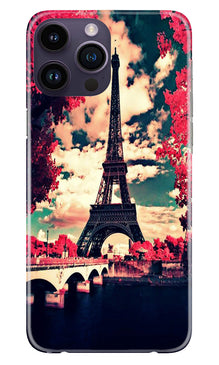 Eiffel Tower Mobile Back Case for iPhone 14 Pro Max (Design - 181)