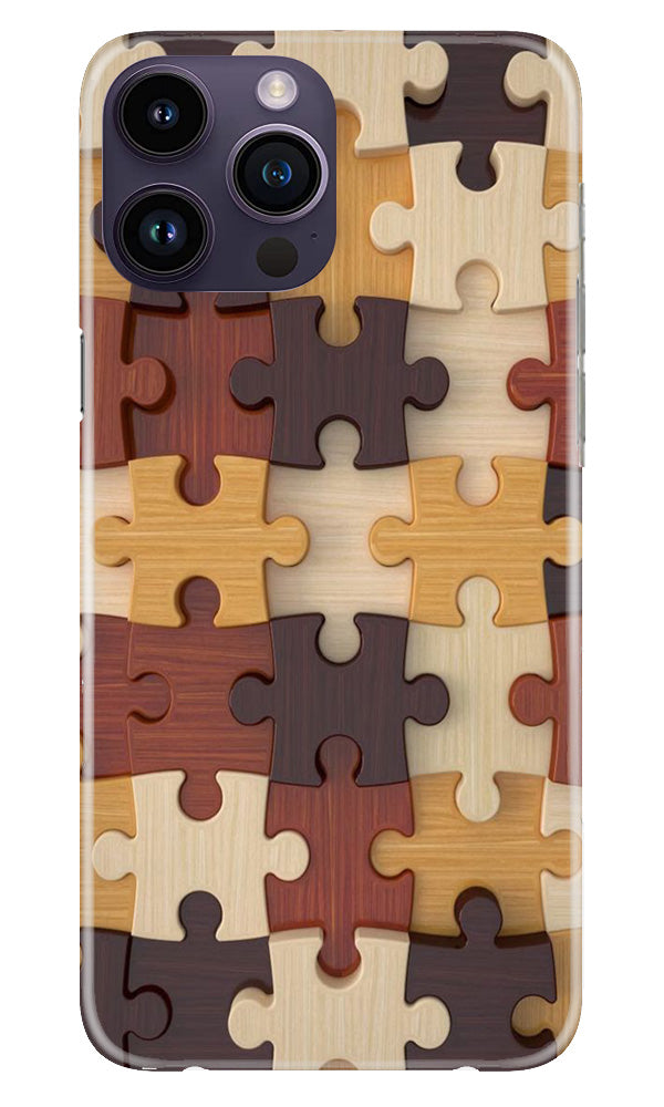 Puzzle Pattern Case for iPhone 14 Pro (Design No. 186)
