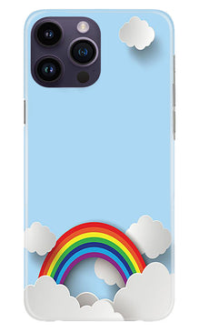 Rainbow Mobile Back Case for iPhone 14 Pro Max (Design - 194)