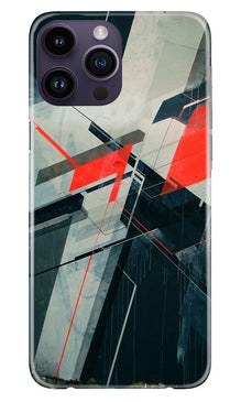 Modern Art Mobile Back Case for iPhone 14 Pro (Design - 200)