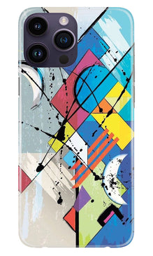 Modern Art Mobile Back Case for iPhone 14 Pro (Design - 204)