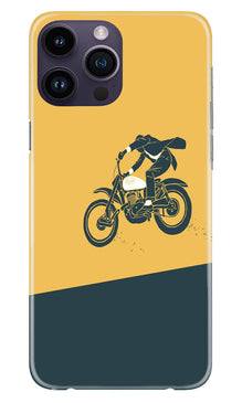 Bike Lovers Mobile Back Case for iPhone 14 Pro (Design - 225)