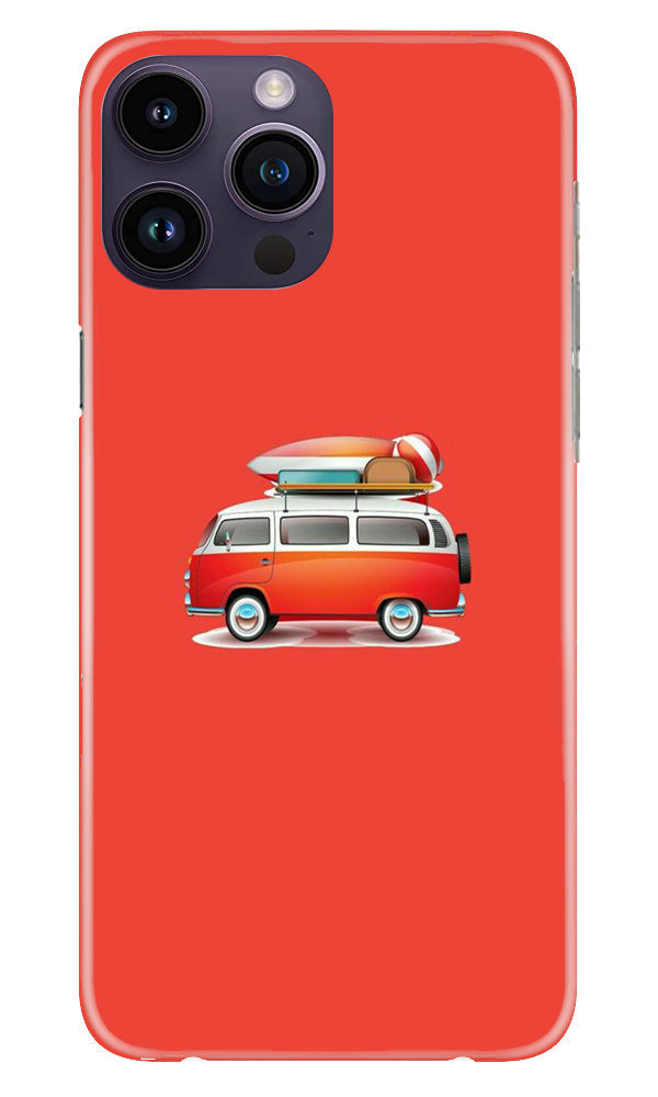 Travel Bus Case for iPhone 14 Pro Max (Design No. 227)