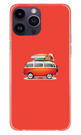 Travel Bus Case for iPhone 14 Pro (Design No. 227)