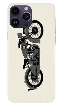 MotorCycle Mobile Back Case for iPhone 14 Pro Max (Design - 228)
