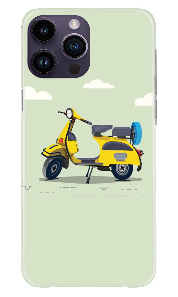 Vintage Scooter Case for iPhone 14 Pro Max (Design No. 229)