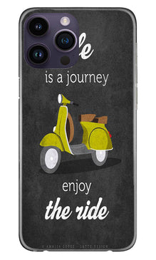 Life is a Journey Mobile Back Case for iPhone 14 Pro Max (Design - 230)