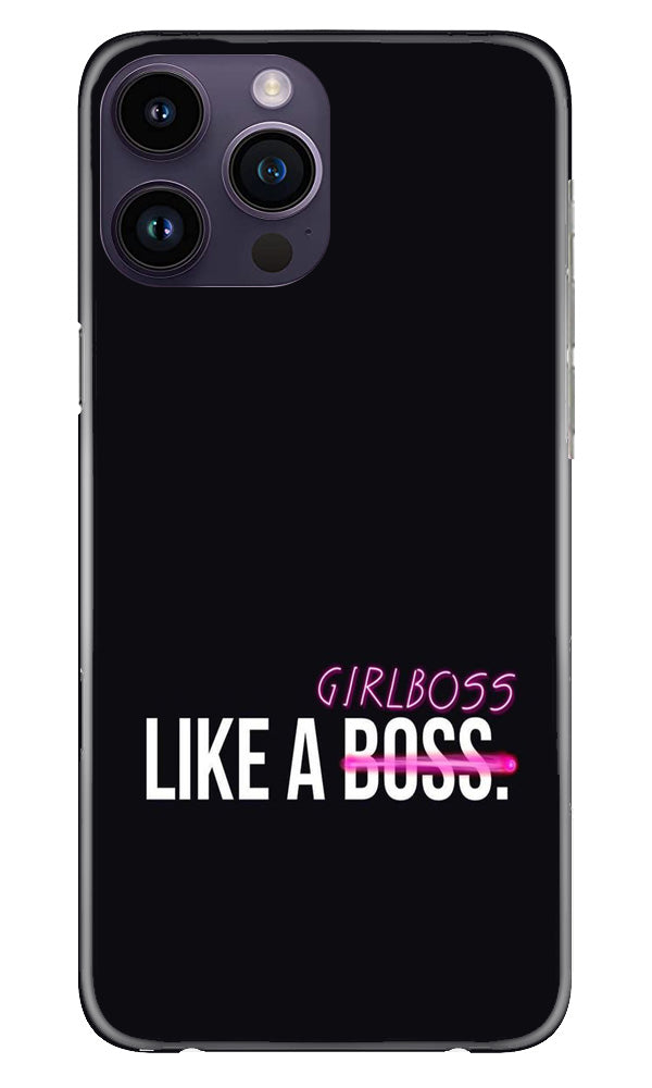 Like a Girl Boss Case for iPhone 14 Pro Max (Design No. 234)